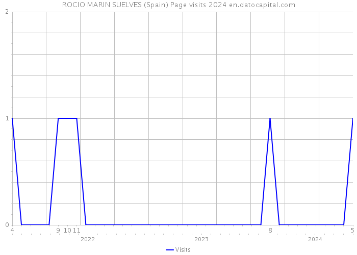 ROCIO MARIN SUELVES (Spain) Page visits 2024 