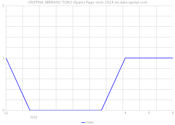 CRISTINA SERRANO TORO (Spain) Page visits 2024 