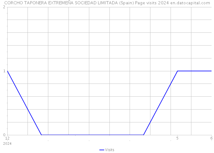 CORCHO TAPONERA EXTREMEÑA SOCIEDAD LIMITADA (Spain) Page visits 2024 