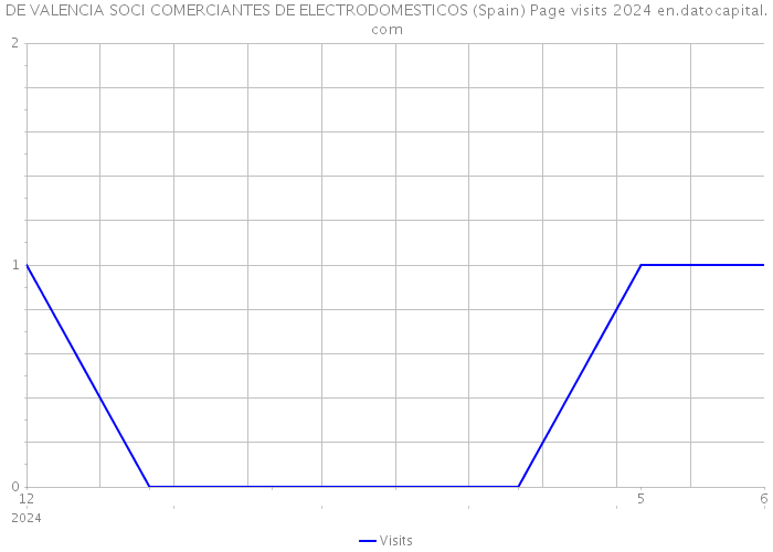 DE VALENCIA SOCI COMERCIANTES DE ELECTRODOMESTICOS (Spain) Page visits 2024 
