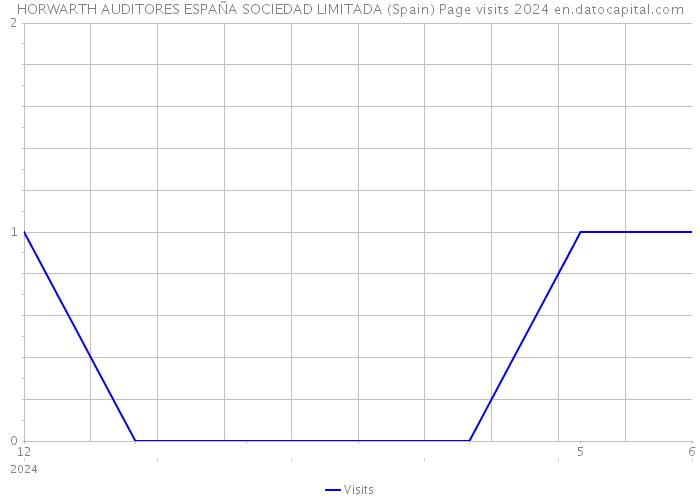 HORWARTH AUDITORES ESPAÑA SOCIEDAD LIMITADA (Spain) Page visits 2024 