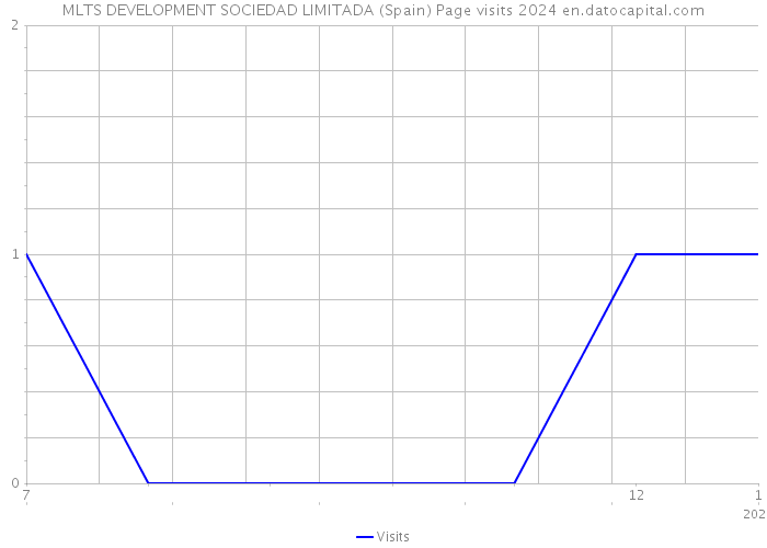 MLTS DEVELOPMENT SOCIEDAD LIMITADA (Spain) Page visits 2024 