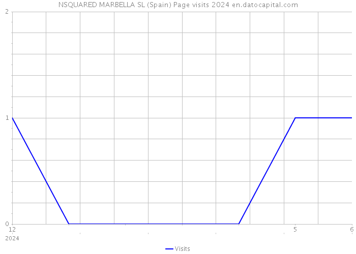 NSQUARED MARBELLA SL (Spain) Page visits 2024 