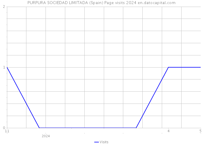 PURPURA SOCIEDAD LIMITADA (Spain) Page visits 2024 