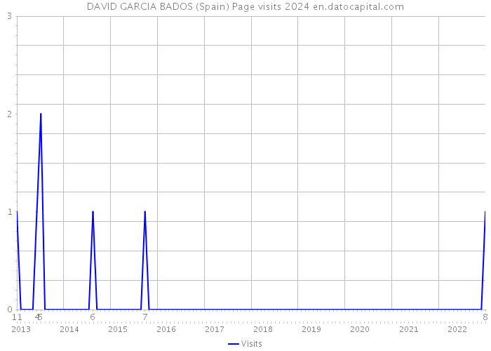 DAVID GARCIA BADOS (Spain) Page visits 2024 