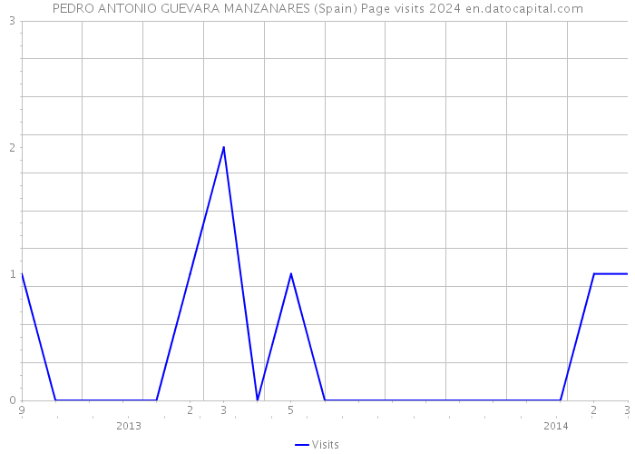 PEDRO ANTONIO GUEVARA MANZANARES (Spain) Page visits 2024 
