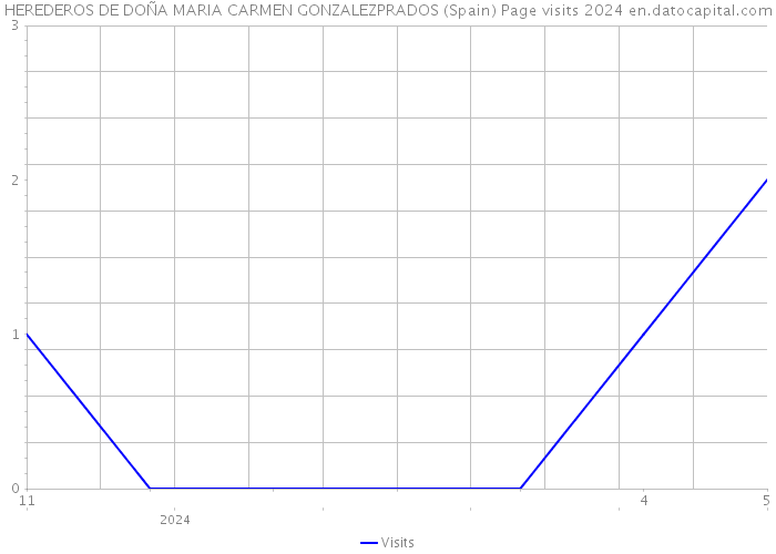 HEREDEROS DE DOÑA MARIA CARMEN GONZALEZPRADOS (Spain) Page visits 2024 