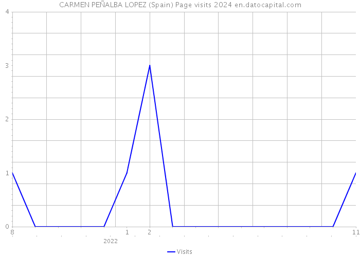CARMEN PEÑALBA LOPEZ (Spain) Page visits 2024 