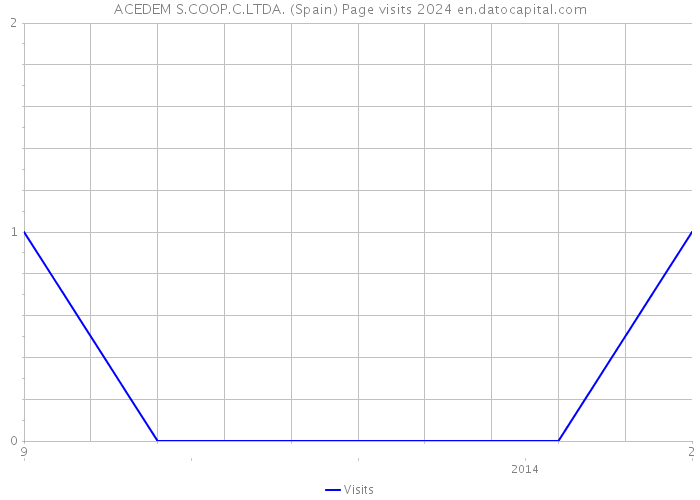 ACEDEM S.COOP.C.LTDA. (Spain) Page visits 2024 