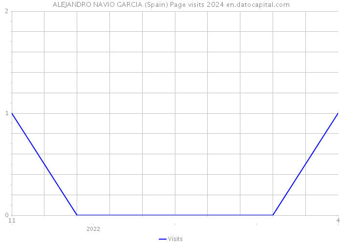 ALEJANDRO NAVIO GARCIA (Spain) Page visits 2024 