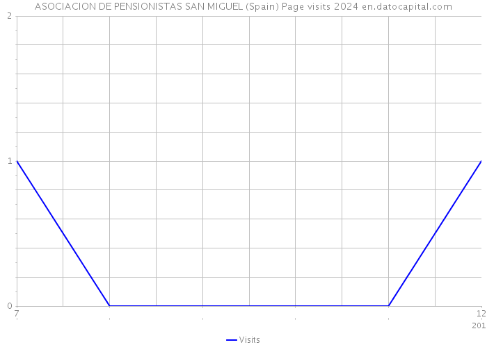 ASOCIACION DE PENSIONISTAS SAN MIGUEL (Spain) Page visits 2024 
