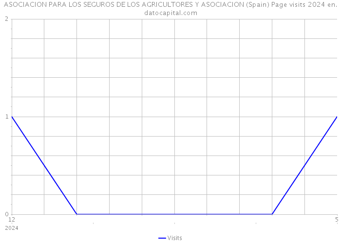 ASOCIACION PARA LOS SEGUROS DE LOS AGRICULTORES Y ASOCIACION (Spain) Page visits 2024 