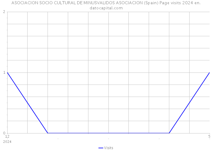 ASOCIACION SOCIO CULTURAL DE MINUSVALIDOS ASOCIACION (Spain) Page visits 2024 