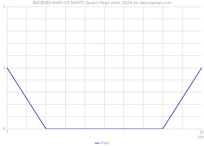 BADENES MARCOS MARTI (Spain) Page visits 2024 