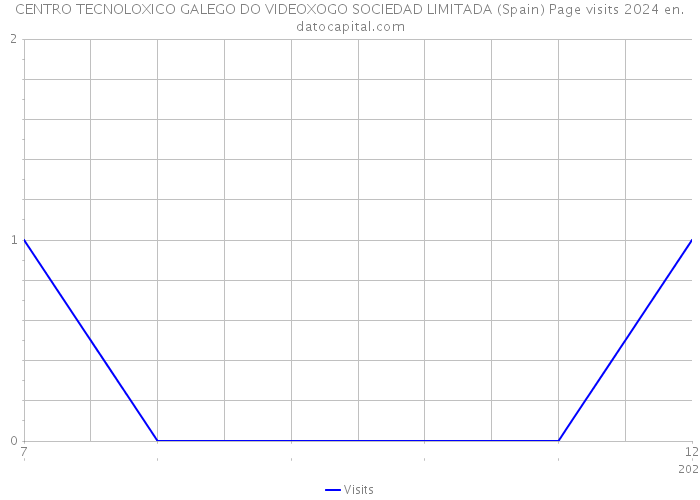 CENTRO TECNOLOXICO GALEGO DO VIDEOXOGO SOCIEDAD LIMITADA (Spain) Page visits 2024 