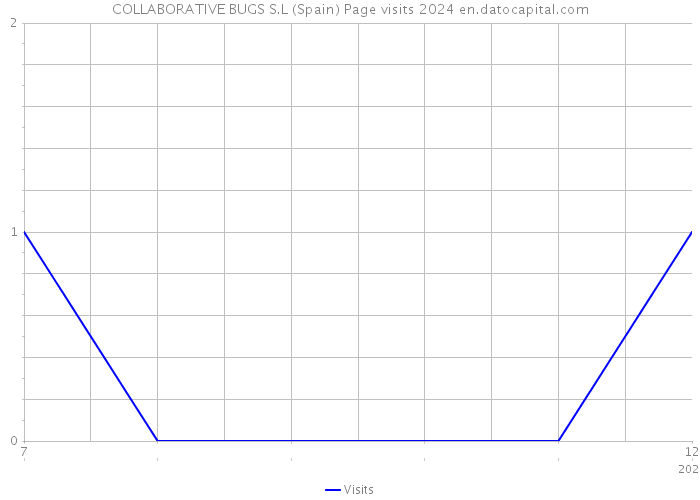 COLLABORATIVE BUGS S.L (Spain) Page visits 2024 