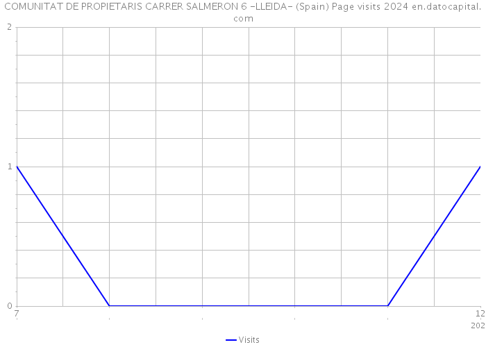 COMUNITAT DE PROPIETARIS CARRER SALMERON 6 -LLEIDA- (Spain) Page visits 2024 