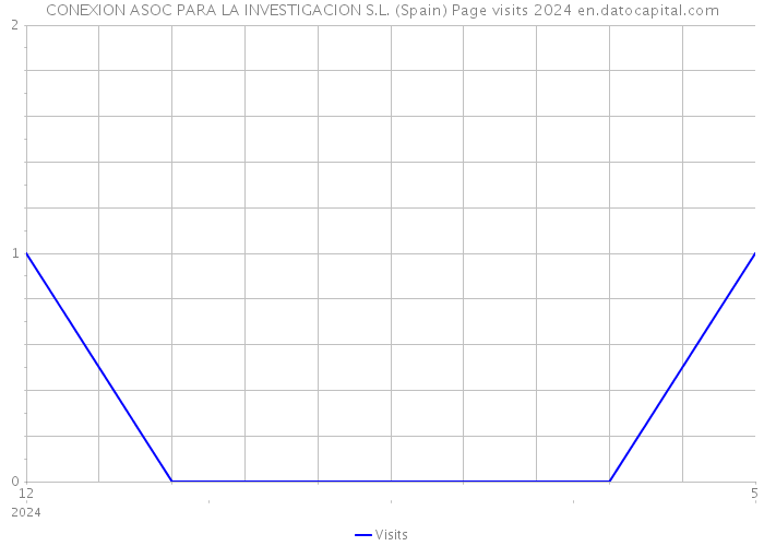 CONEXION ASOC PARA LA INVESTIGACION S.L. (Spain) Page visits 2024 