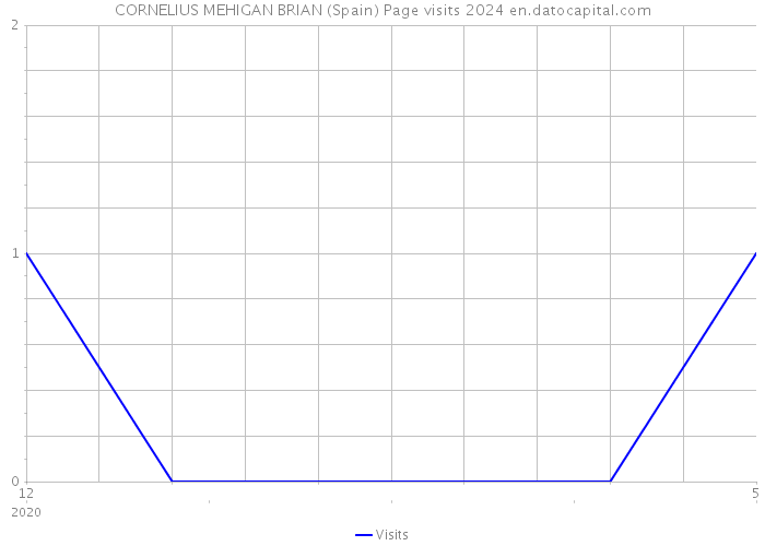 CORNELIUS MEHIGAN BRIAN (Spain) Page visits 2024 