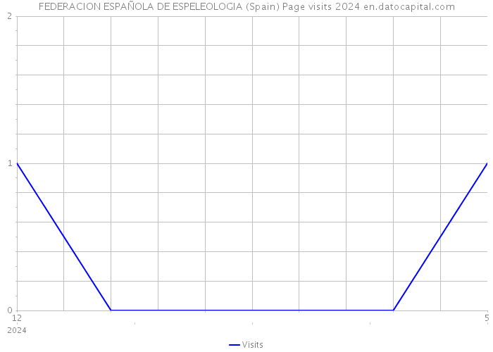 FEDERACION ESPAÑOLA DE ESPELEOLOGIA (Spain) Page visits 2024 