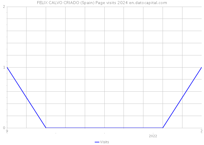 FELIX CALVO CRIADO (Spain) Page visits 2024 