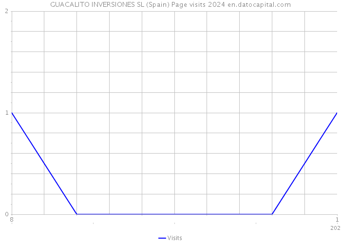 GUACALITO INVERSIONES SL (Spain) Page visits 2024 