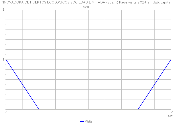 INNOVADORA DE HUERTOS ECOLOGICOS SOCIEDAD LIMITADA (Spain) Page visits 2024 
