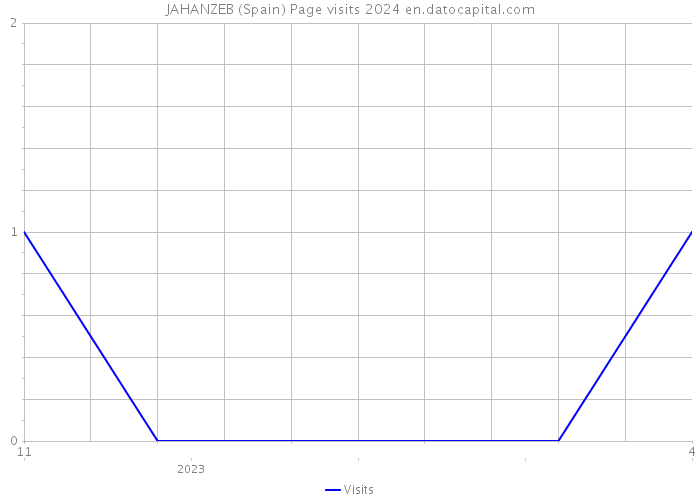 JAHANZEB (Spain) Page visits 2024 