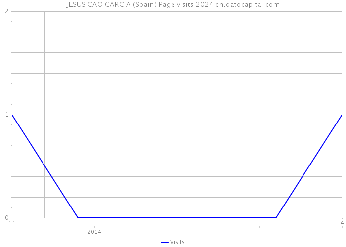 JESUS CAO GARCIA (Spain) Page visits 2024 