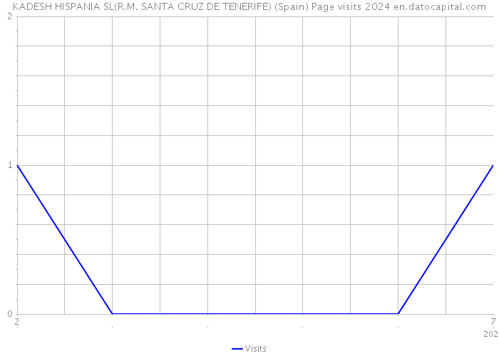 KADESH HISPANIA SL(R.M. SANTA CRUZ DE TENERIFE) (Spain) Page visits 2024 