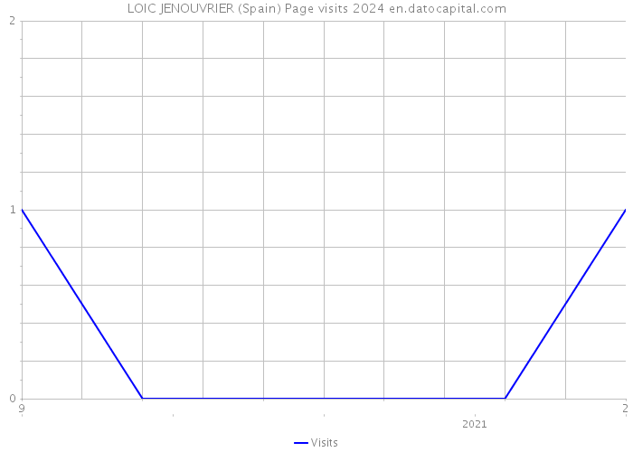 LOIC JENOUVRIER (Spain) Page visits 2024 