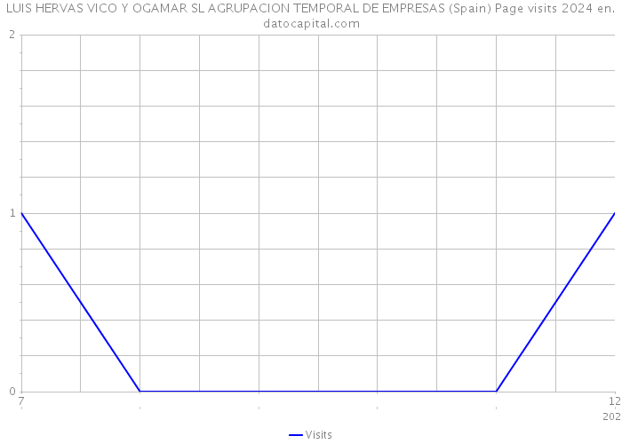 LUIS HERVAS VICO Y OGAMAR SL AGRUPACION TEMPORAL DE EMPRESAS (Spain) Page visits 2024 