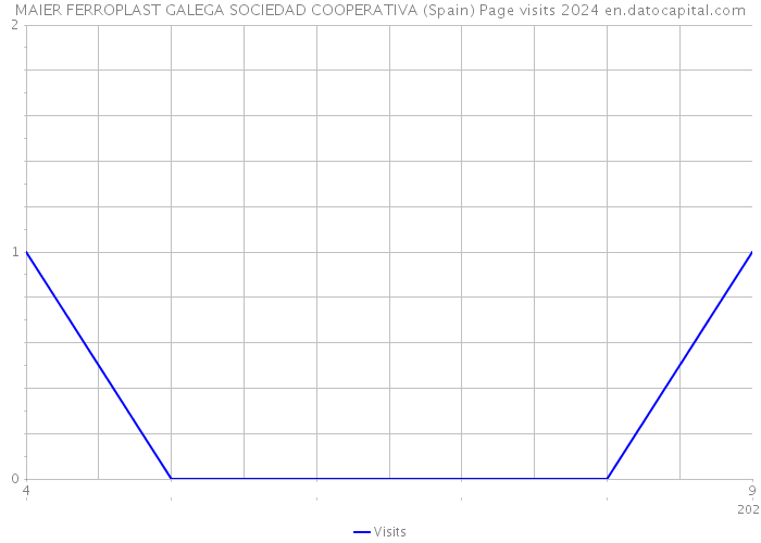 MAIER FERROPLAST GALEGA SOCIEDAD COOPERATIVA (Spain) Page visits 2024 