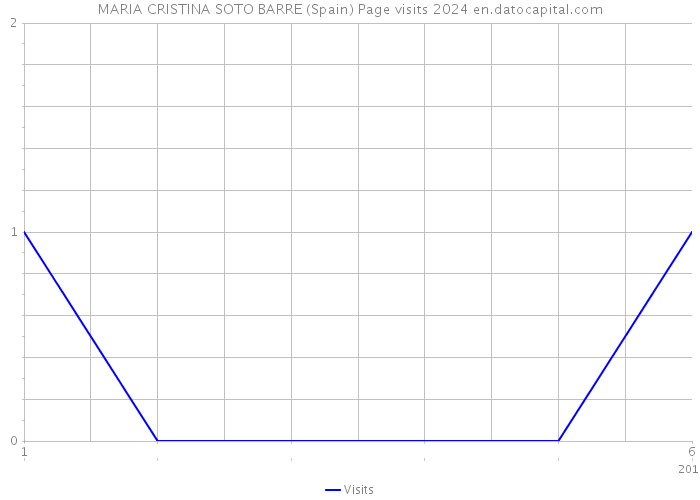 MARIA CRISTINA SOTO BARRE (Spain) Page visits 2024 