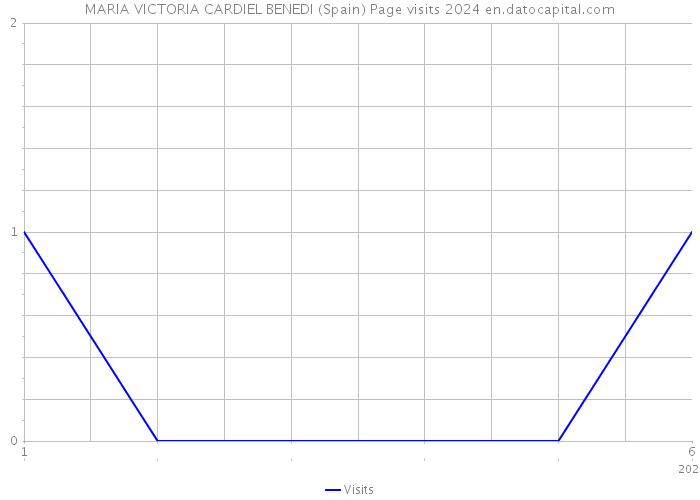 MARIA VICTORIA CARDIEL BENEDI (Spain) Page visits 2024 