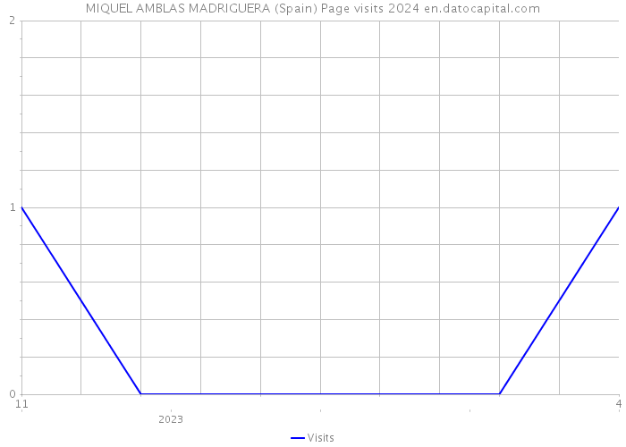 MIQUEL AMBLAS MADRIGUERA (Spain) Page visits 2024 