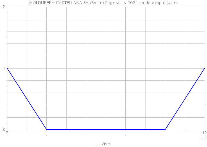 MOLDURERA CASTELLANA SA (Spain) Page visits 2024 