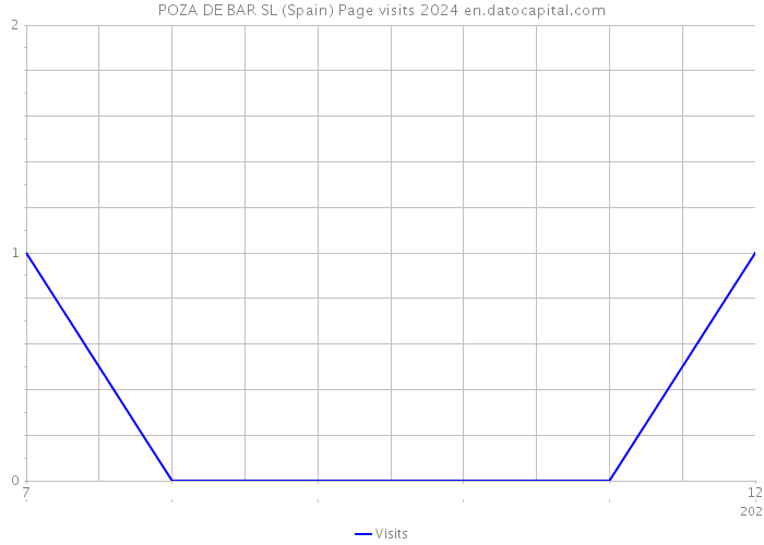 POZA DE BAR SL (Spain) Page visits 2024 