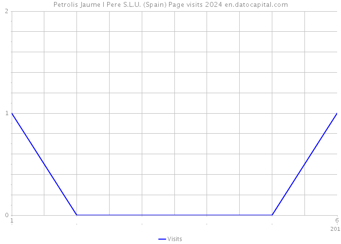 Petrolis Jaume I Pere S.L.U. (Spain) Page visits 2024 