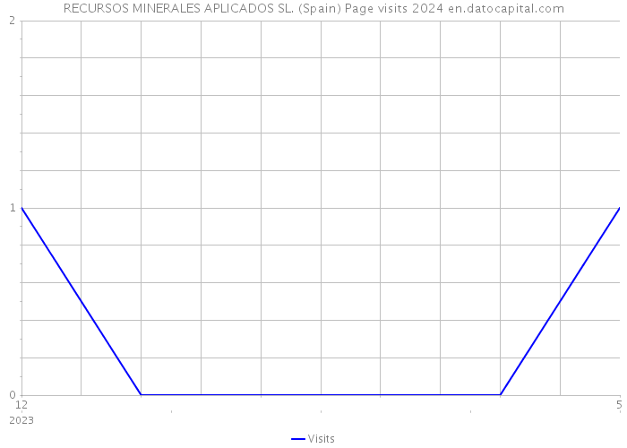 RECURSOS MINERALES APLICADOS SL. (Spain) Page visits 2024 