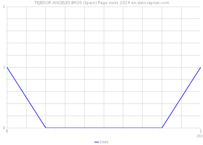 TEJEDOR ANGELES BROS (Spain) Page visits 2024 