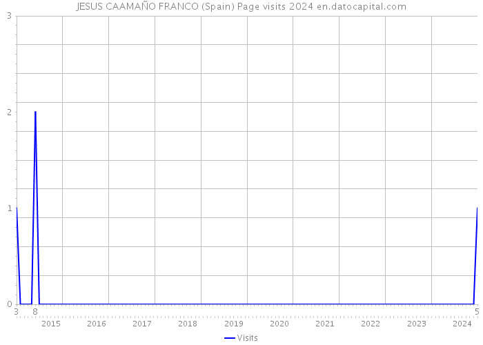 JESUS CAAMAÑO FRANCO (Spain) Page visits 2024 
