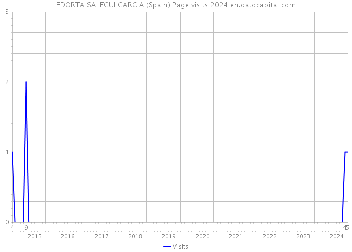 EDORTA SALEGUI GARCIA (Spain) Page visits 2024 