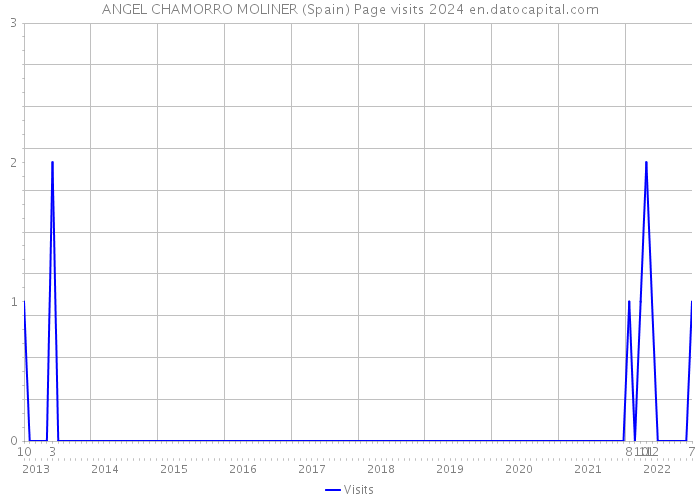 ANGEL CHAMORRO MOLINER (Spain) Page visits 2024 