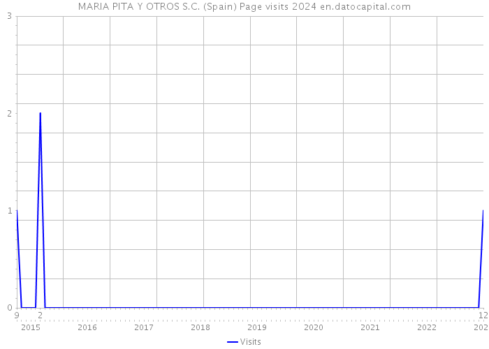 MARIA PITA Y OTROS S.C. (Spain) Page visits 2024 