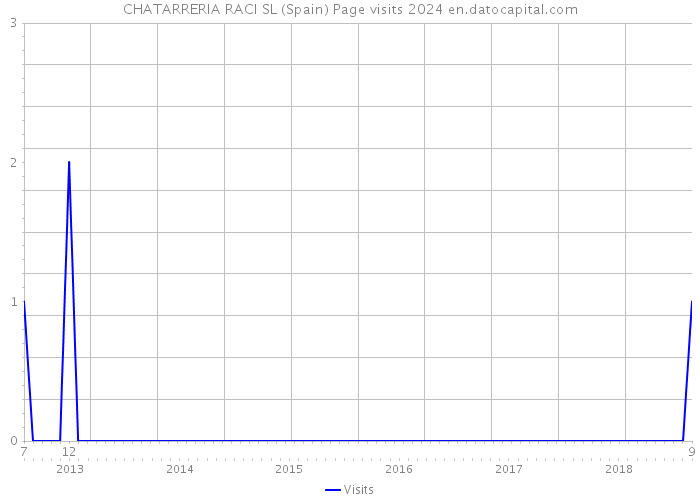 CHATARRERIA RACI SL (Spain) Page visits 2024 