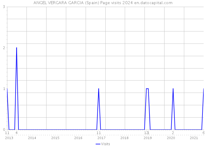 ANGEL VERGARA GARCIA (Spain) Page visits 2024 