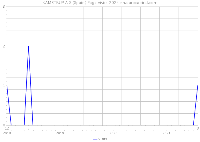 KAMSTRUP A S (Spain) Page visits 2024 