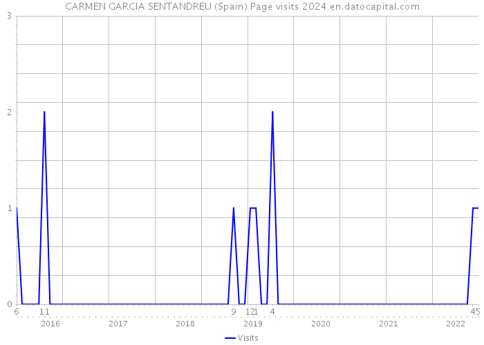 CARMEN GARCIA SENTANDREU (Spain) Page visits 2024 