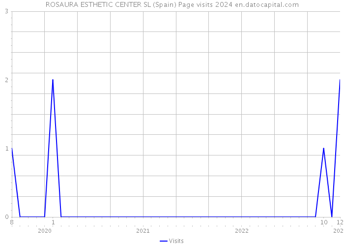 ROSAURA ESTHETIC CENTER SL (Spain) Page visits 2024 